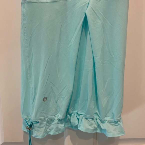 Lululemon Run: Ta Ta Topper tank top Spry Blue empire waist 16756 - Picture 11 of 13